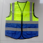 中国建筑施工工程网眼布多口袋安全反光马甲背心防护衣工作服饰
