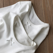两件装儿童白色纯棉，秋衣男女宝宝幼儿园，学生打底纯白内衣长袖上衣