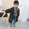 美妞女童宝宝风衣外套，2018秋童装超韩范，的一个宽松版