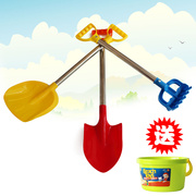 儿童铲子宝宝挖沙玩沙工具大号，加厚不锈钢杆幼儿园沙滩玩具男孩