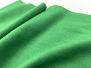 细腻垂感高含毛翠绿色，顺毛羊绒羊毛毛料，布料大衣斗篷汉服面料
