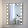 智能方形led化妆镜 带灯壁挂桌面梳妆镜挂墙梳妆台镜子大号可定制