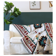 沙发盖布简约东南亚全包沙发，布罩北欧民族几何，沙发巾露营野餐布毯