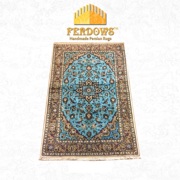 FERDOWS波斯地毯 进口纯手工编织纯羊毛绿色蓝色欧式美式卧室床尾