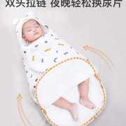 新生婴儿抱被春秋薄款冬季防惊跳睡袋襁褓产房包被初生宝宝用