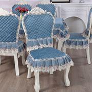北欧椅子套罩欧式餐椅垫餐桌布艺家用餐椅套，欧式椅子套罩餐椅套罩