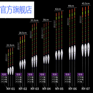 小凤仙3支装高灵敏纳米，鱼漂鲫鱼漂套装垂钓加粗醒目鲤鱼浮漂钓鱼