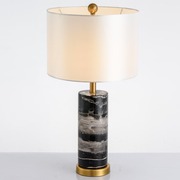 北欧现代简约时尚大理石台灯后现代创意轻奢设计师卧室床头灯台灯