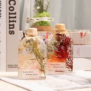 浮游花瓶植物标本永生花束，干花摆件送女友生日礼物，实用六毕业纪念