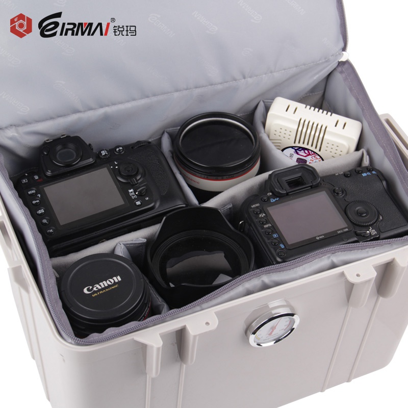 锐玛电子防潮箱单反干燥箱防霉摄影器材镜头密封箱相机收纳箱大号