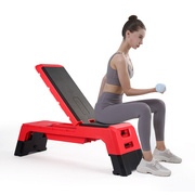 锐思多功能折叠哑铃凳可调节卧推凳家用健身器材健身凳椅跳操踏板