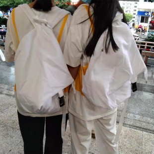 2021包包女韩版高中学生书包，chic拉链洋气，单肩双肩斜跨包