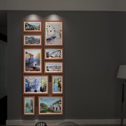 厂促创意相框组合相片墙实木照片墙玄关装饰画现代简约相片墙挂品