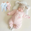 巴拉巴柆婴儿冬季衣服，新生儿护肚加厚连体衣，男女宝宝棉衣哈衣纯棉