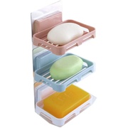 肥皂盒吸盘壁挂香皂盒沥水，卫生间香皂架免打孔浴室厨房收纳置物架
