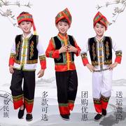 三月三壮族演出服少数民族服装苗族彝族，葫芦丝表演服苗族舞蹈服饰