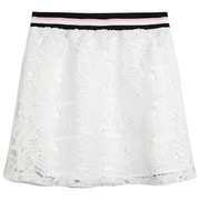 拉夏系列女装甜美白色蕾丝镂空半身裙20010190/K39