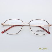 外贸复古 vintage 金属不规则近视眼镜架 光学眼镜框 玳瑁金 CT14