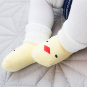 儿童宝宝袜子秋冬季纯棉男女童加厚保暖短袜新生婴幼儿松口毛圈袜