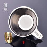 班意304茶漏加厚不锈钢茶滤茶隔加密茶滤泡茶茶叶过滤网器茶滤器