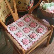 纯棉沙发毯沙发垫桌布仙女，毯#粉红公主，玫瑰毯#牛奶棉毯坐垫