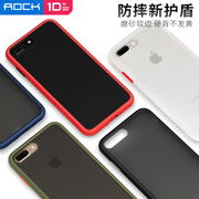 ROCK适用苹果8手机壳iphone7软壳硅胶全包防摔保护套iphone SE2 SE3代个性创意女款男款情侣8透明磨砂壳