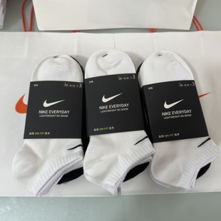 Nike耐克男女袜2023夏薄款休闲运动跑步低帮短筒船中长棉袜子