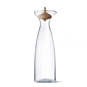 北欧风格橡木塞 冷水壶柠檬水杯玻璃瓶陀螺水瓶家用装饰摆件