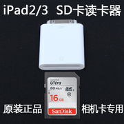 单反相机SD卡读卡器USB转接头 适用于苹果iPad2/iPad3/iphone4S