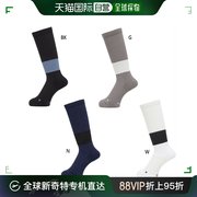 日本直邮 C3fit Goldwin 日常软毛边袜子袜子高筒袜灰色海军灰色