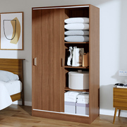 衣柜家用卧室推拉门衣柜，1米木质柜子出租房，用小户型简易挂衣橱柜