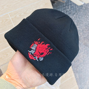 Cyberpunk赛博朋克2077游戏周边帽子 实用保暖骷髅头帽子 可定制