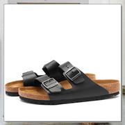 勃肯Birkenstock Arizona 潮流男拖鞋2024上新黑棕色德国制造