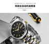 帝宏钨钢超薄手表男表机械表手表一对钢带防水个性复古透明后盖