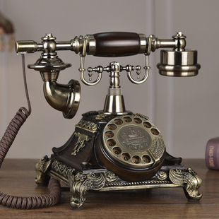 蒂雅菲转盘仿古欧式老式电话机，复古家用时尚，创意有线电话机座机