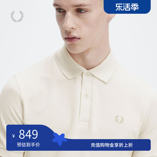 fredperry男士短袖polo衫，2024夏季麦穗刺绣，休闲重磅t恤上衣潮m3