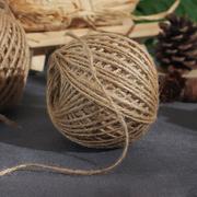 卓彩 手工编织麻绳diy材料绳子创意装饰花瓶捆绑编制线复古风粗绳