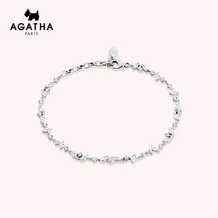 agatha瑷嘉莎浪漫星辰系列流苏，手链轻奢女高级设计感饰品首情侣