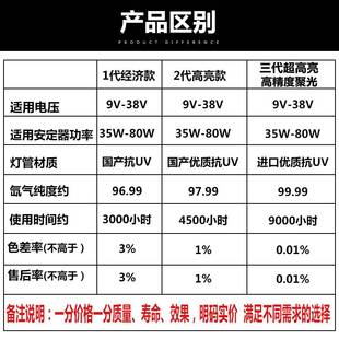 氙气灯泡H7超亮80W9005强光H4远近一体货车24V汽车12V疝气大灯H11