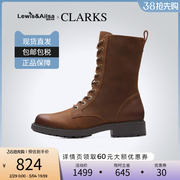 clarks其乐2023秋冬中筒骑士女靴时尚皮靴Orinoco2 Style