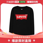 香港直邮潮奢levi's女童，蝙蝠袖长袖t恤童装