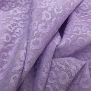 进口高档玫红紫色弹力针织双层复合蕾丝布料连衣裙套装服装面料
