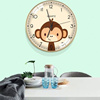 可爱卡通动物挂钟超静音挂表客厅创意金属挂钟儿童房时钟卧室钟表