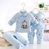 婴儿棉衣套装加厚冬季0-1岁女宝宝冬装，男三件套棉袄3-6月新生衣服