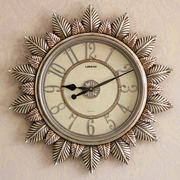 美式挂钟钟表客厅家用欧式大气创意，挂表简约现代时尚轻奢时钟