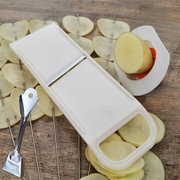 凤驰擦片器土豆切片器商用刨切土豆片神器青瓜刨片器土豆片切片器