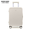 兰博行李箱女白色，简约高颜值拉杆箱20寸登机箱万向轮旅行箱22寸