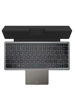 Roostand无线蓝牙键盘平板手机电脑带PU皮革可隐藏式触摸板便携式键盘