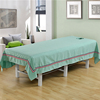四季通用美容院床单纯棉复古彩棉麻床单养生SPA专用床罩床单