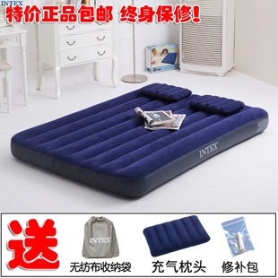 intex充气床垫双人床，单人户外帐篷充气垫床加宽加厚加大